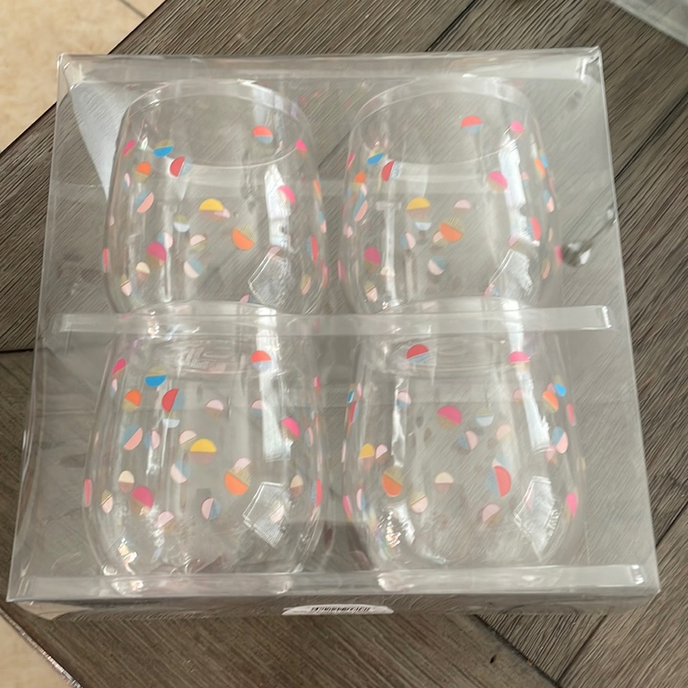 Sunshade plastic stemless glasses